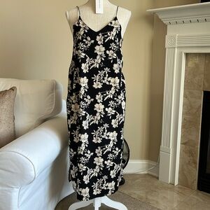 NWOT Genuine People Floral Slip Midi Dress